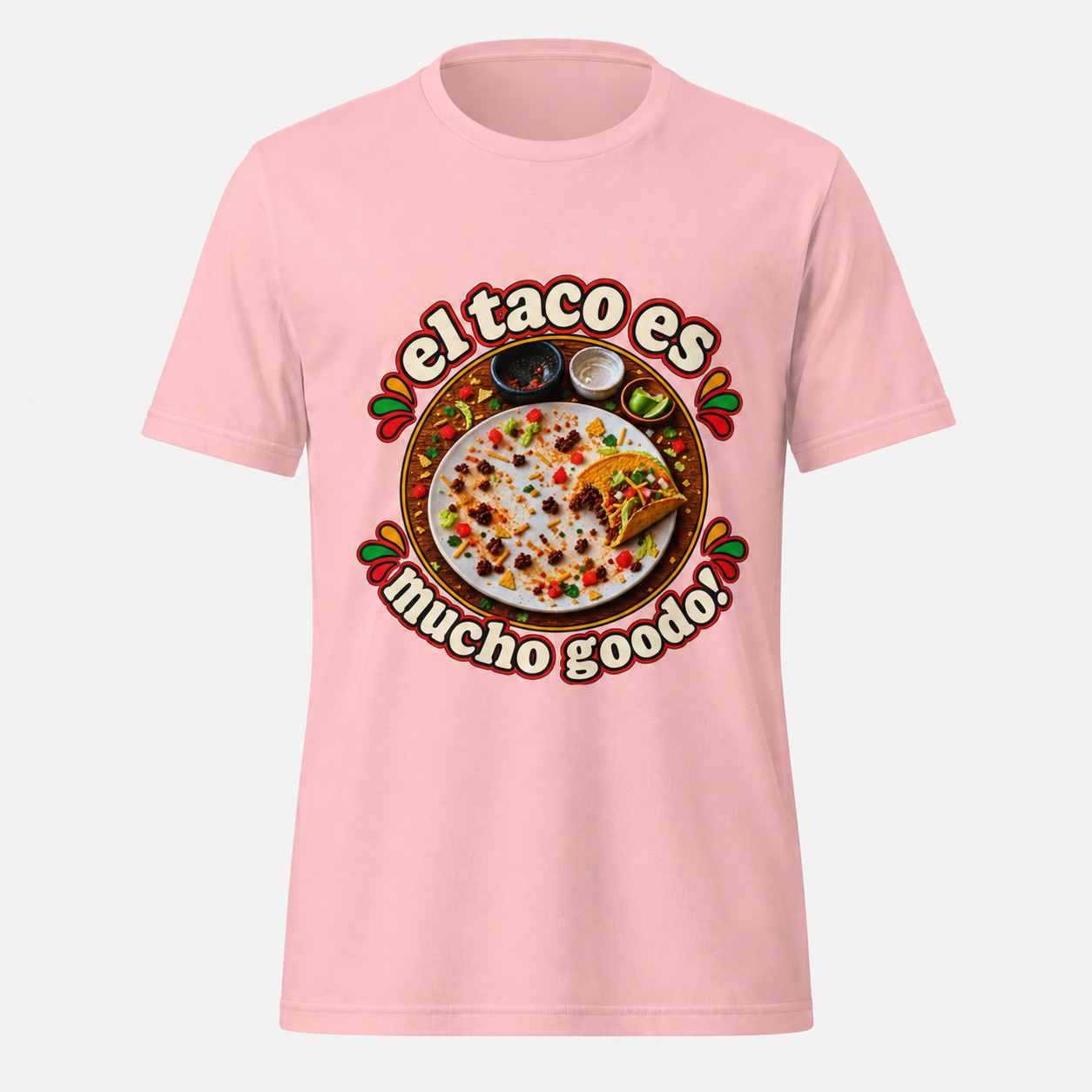El Taco Es Mucho Goodo! Funny Taco Shirt | Taco Lover Bella+Canvas 3001 Unisex Tee - Image 14